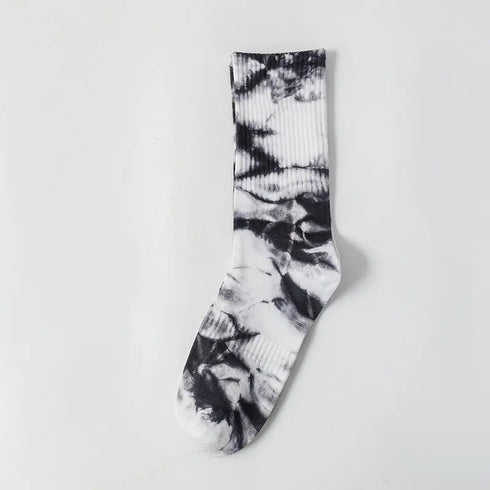 Tie Dye Cotton Crew Socks