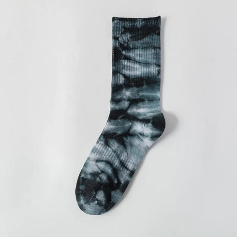 Tie Dye Cotton Crew Socks