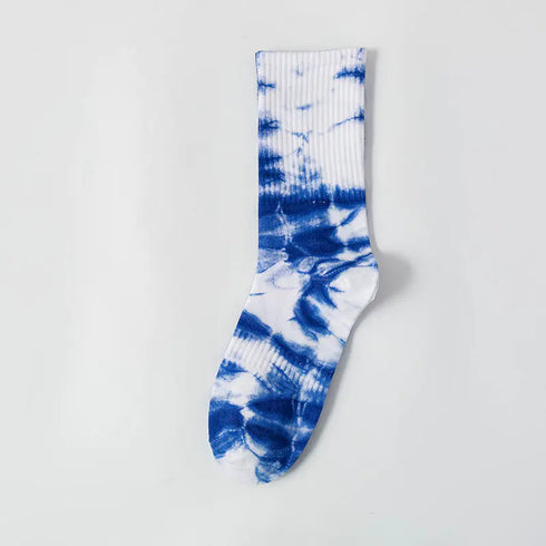 Tie Dye Cotton Crew Socks